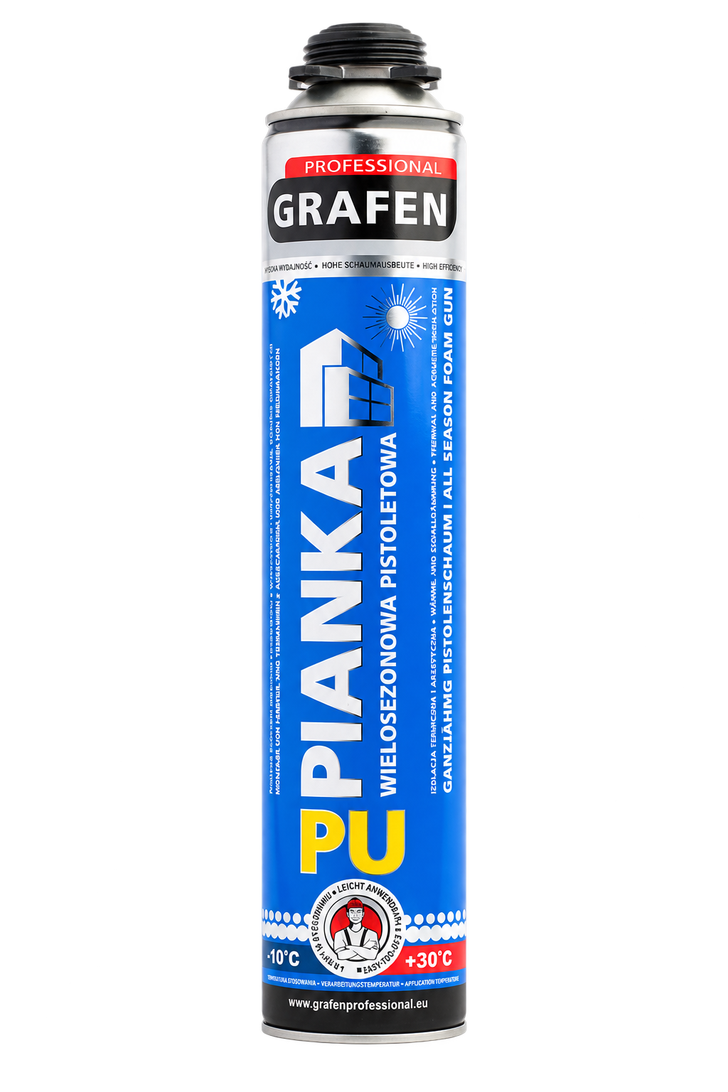 GRAFEN PIANKA PU žieminės montažinės putos ALL SEASON, nuo -10 °C